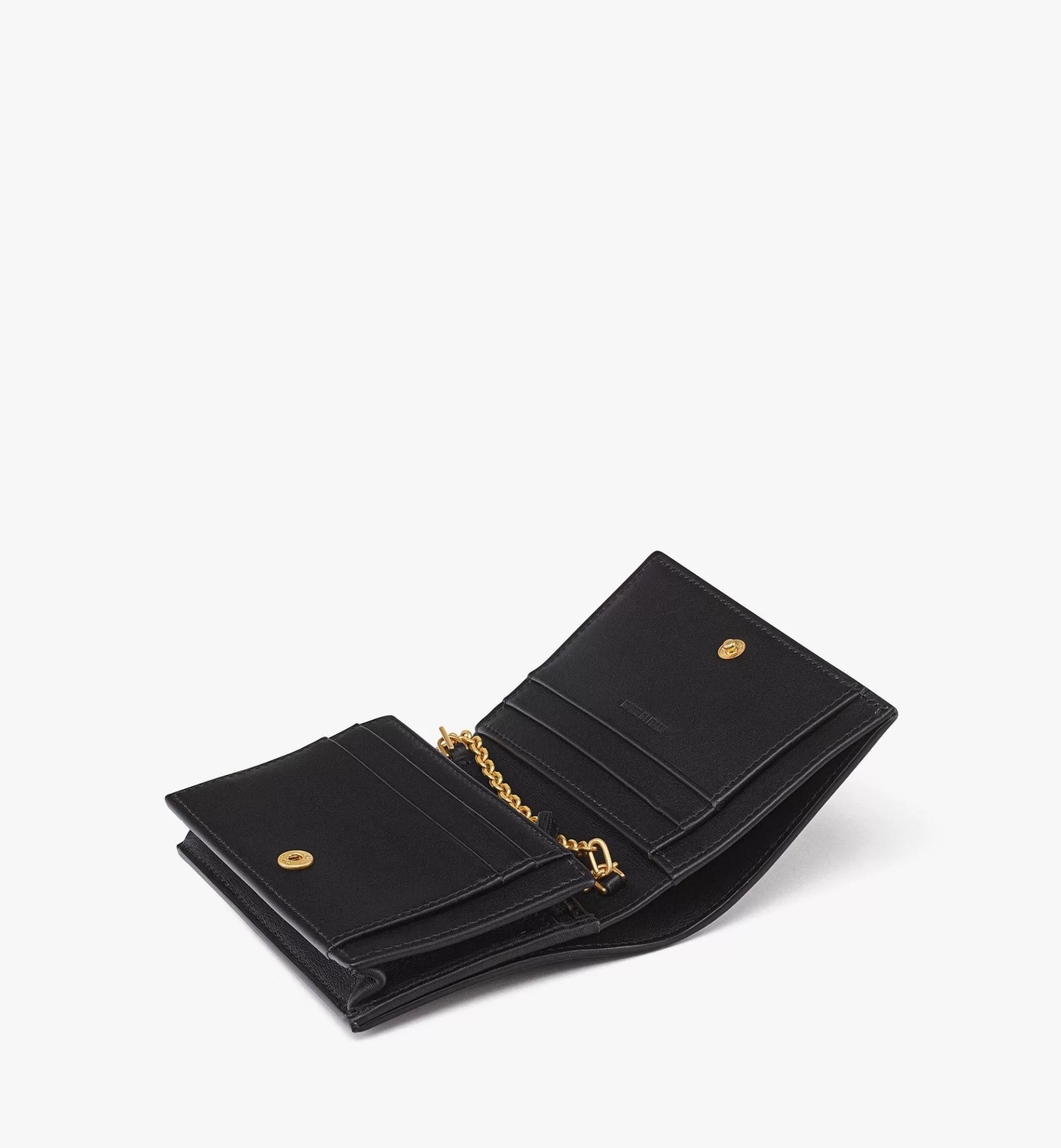 Outlet Himmel Chain Wallet In Laurel Calf Leather Women Compact Wallets
