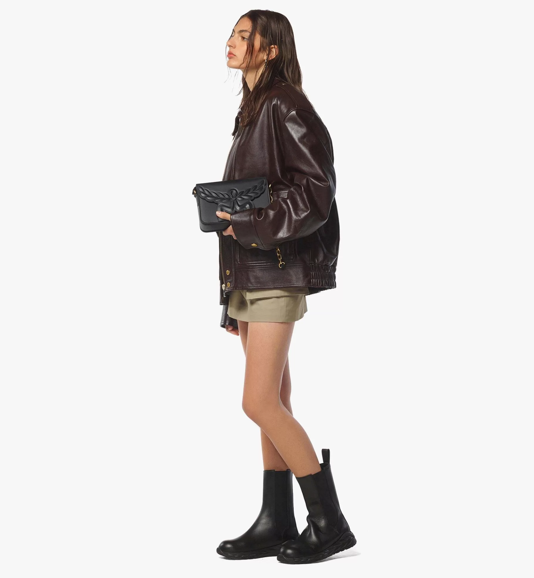 Shop Himmel Laurel Crossbody In Calf Leather Women Shoulder & Crossbody Bags | Shoulder & Crossbody Bags