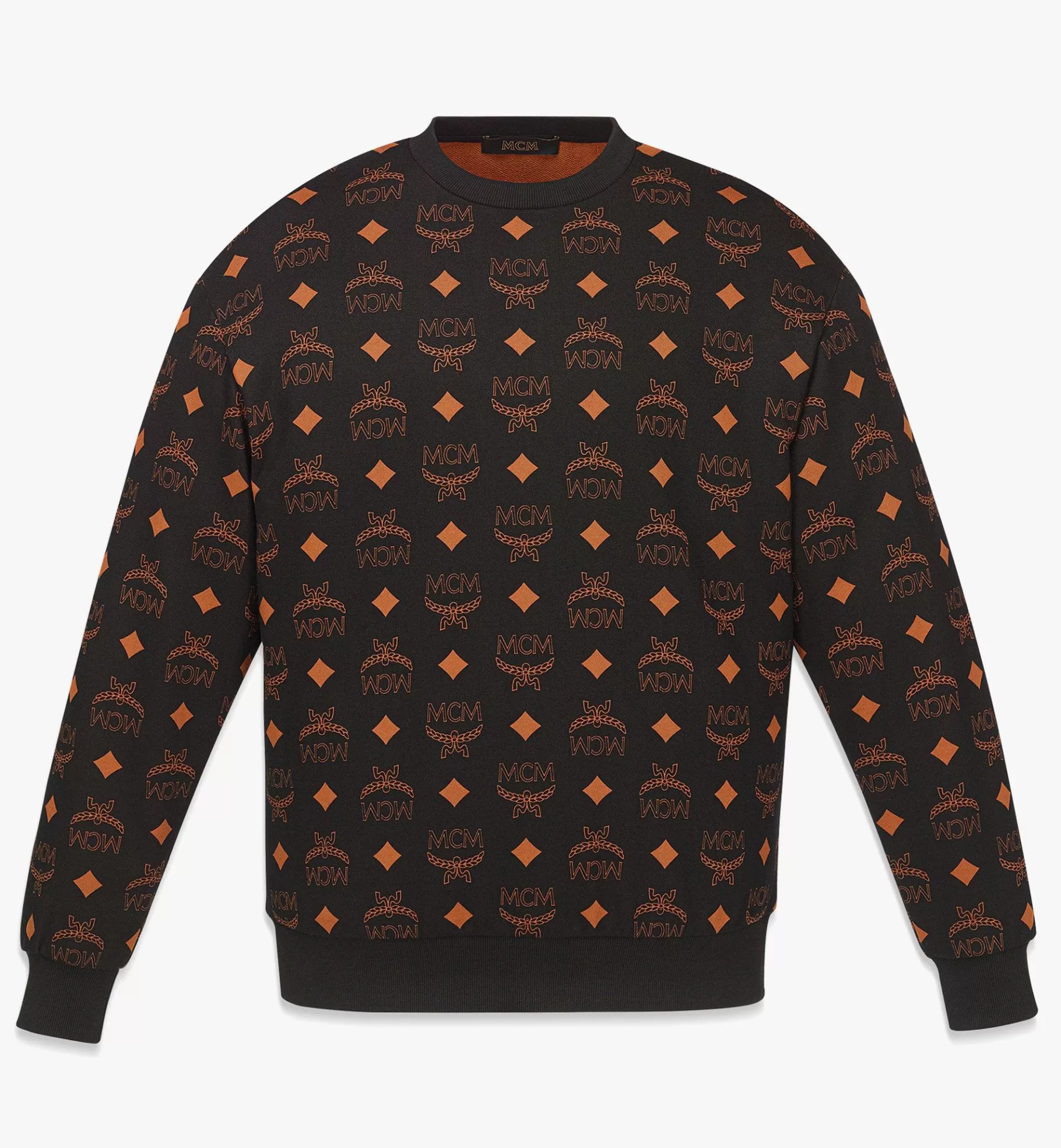 Store Maxi Monogram Print Sweatshirt In Organic Cotton Knitwear & Hoodies